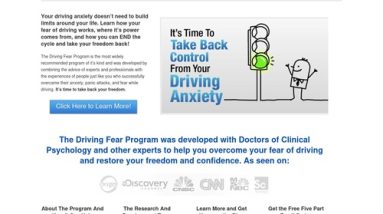 Driving Fright Program – High Conversions & HUGE Commissions!