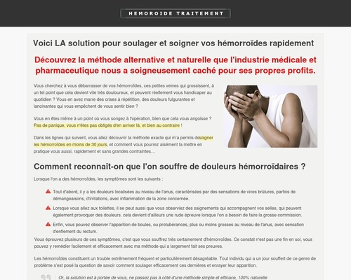 Le handbook complet contre les hemorroides