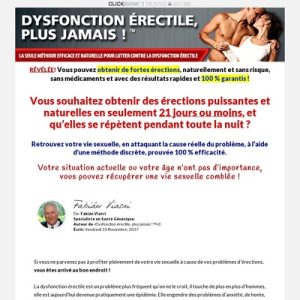 Dysfonction Erectile Plus Jamais. ED Medication French Version.