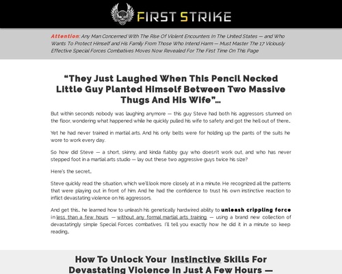 First Strike – Designed By SWAT Team Chief