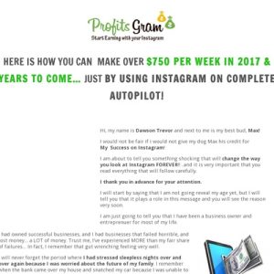 ProfitsGram – NEW Improved Funnel with Monster EPC + $1550 contest