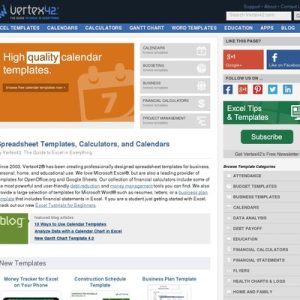 Vertex42 – The Excel Nexus