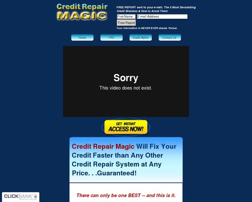 Credit score Restore Magic now will pay $50.58 on every sale!