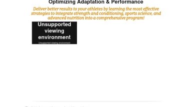 Optimizing Adaptation and Performance