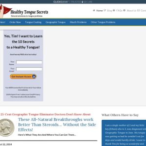 Wholesome Tongue Secrets and ways Published.