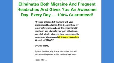 The Migraine And Headache Program! – Blue Heron Health Info