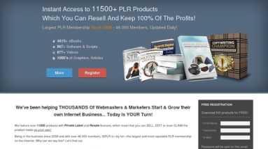 12590+ Digital PLR Products for Rebrand!