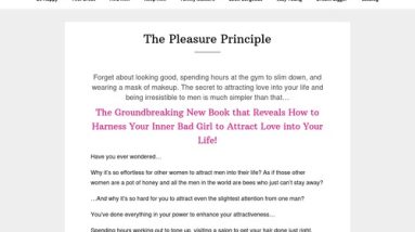 Pleasure Principle – A lot Conversions. Low Refunds. Get hold of 90% now!