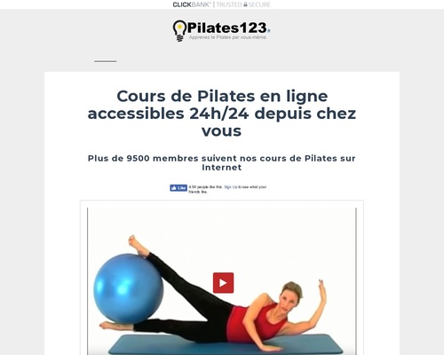 Cours de Pilates en Movies en Francais