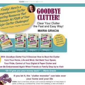 Goodbye Clutter: Sure your litter the immediate & easy draw