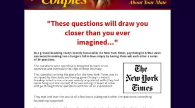 1000 Questions For Couples by Michael Webb relationship expert