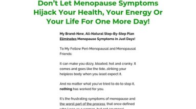 The Menopause Solution – Blue Heron Health News