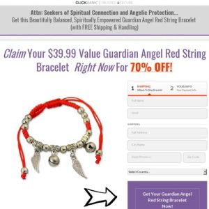 Stunning Guardian Angel Bracelet Provide with Stout Funnel! 75% for you!