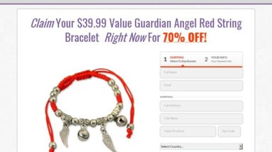 Stunning Guardian Angel Bracelet Provide with Stout Funnel! 75% for you!