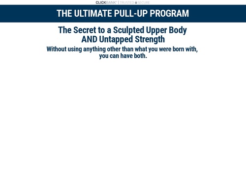 The Final Pull-Up Program