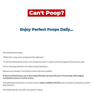 The Most Profitable Constipation Offer On Clickbank – Height BioBoost