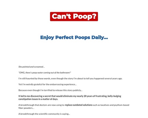 The Most Profitable Constipation Offer On Clickbank – Height BioBoost