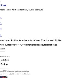 Gov-Auctions.org – #1 Executive & Seized Auto Auctions. Autos 95% Off!