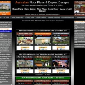 Australian Residence Plans, Home Deisgns and Home Development